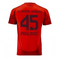 Bayern Munich Aleksandar Pavlovic #45 Hemmatröja 2024-25 Korta ärmar